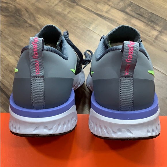 NIKE ODYSSEY REACT 2 FLYKNIT armory blue/lime blas - Picture 3 of 16